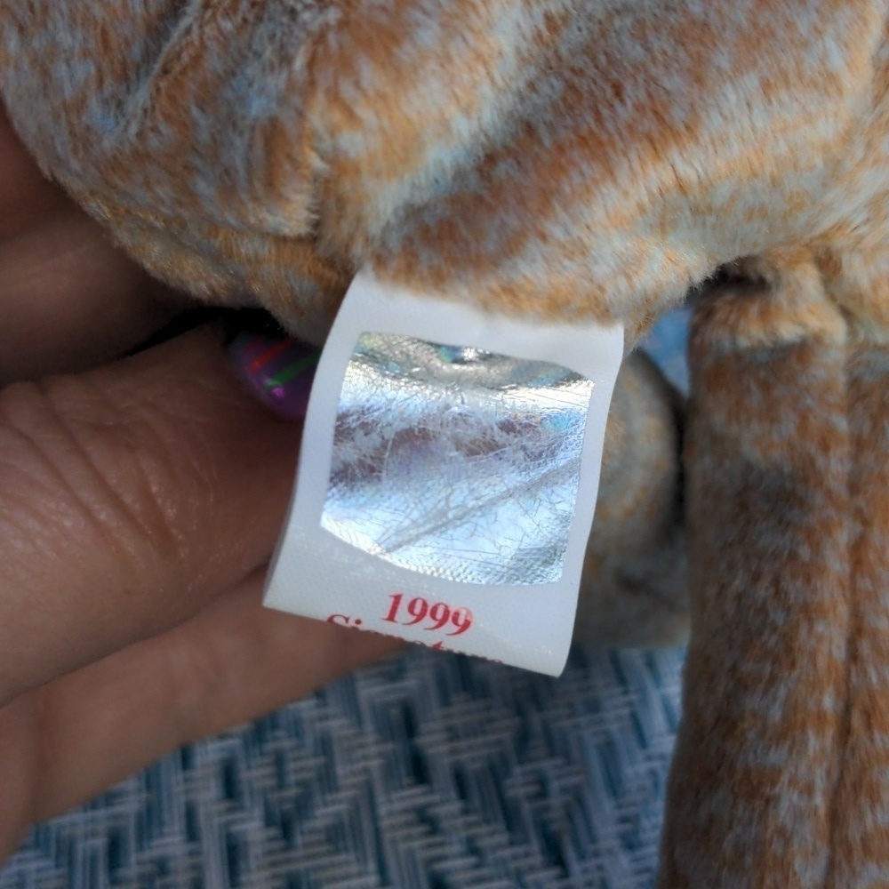 TY SIGNATURE the BEAR Beanie Baby 1996 Vintage Toy Collectible ✨ BD 4-8-96 - Picture 10 of 13